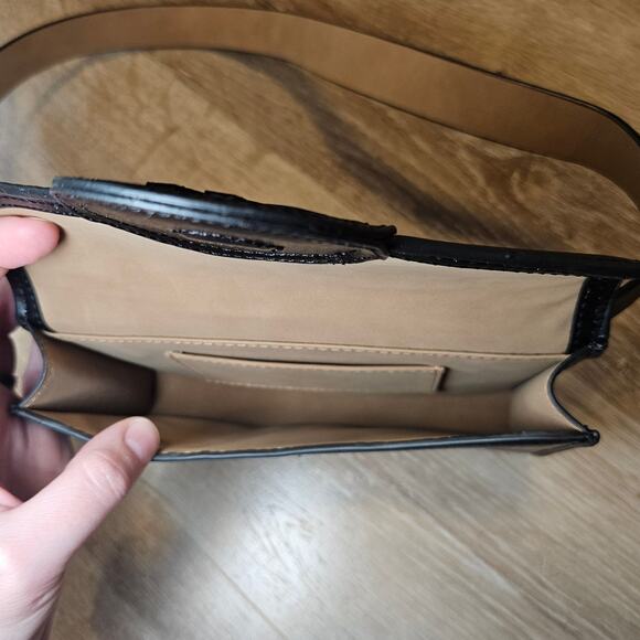 Michael Kors Black Pebbled Leather Belt Bag 556136 Small Medium Minimalist Basic - Picture 2 of 6